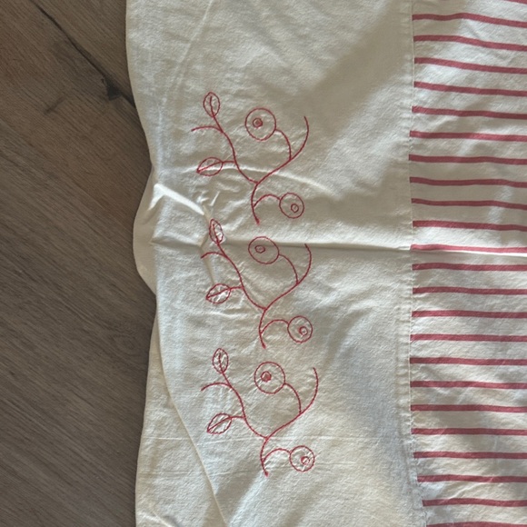 IKEA Pink and White Striped Duvet Cover - Picture 2 of 7